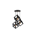 3 Decorative Cube Shape Pendant Hanging Ceiling Light DRSPE50 BLACK