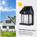 Outdoor Motion Sensor Solar LED Warm White Wall Light DP-210