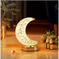 Decorative Moon-Shaped Touch Sensor Crystal Table Lamp BA-538