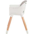 2-in-1 Baby High Chair With Wooden Legs BC-21WLC