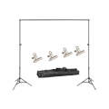 2 x 2m Lightweight Adjustable Backdrop Support Stand Photography Kit