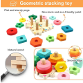 Geometric Shape Wooden Stacking Toys YG-35