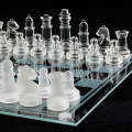 Small 32 Pieces Of Glass Chess Set GCS01