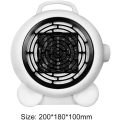 1000W Mini Electric Heater Heating Fan 1831513 WHITE