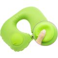 Air Inflatable U-Shaped Travel Neck Pillow Cushion SXC-02592 GREEN