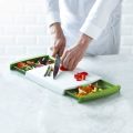Chop And Clear Cutting Board with Removable Drawers