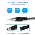3m DC Black Power Extension Cable DC-3
