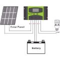 30A LCD Solar Panel Battery Regulator For Solar Off-Grid System