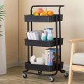 3 Tier Multi-Functional Storage Trolley Cart With Wheels DC-188