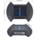 4Pcs Of Outdoor Smart Light Sensor Solar Wall Lamp BA-296