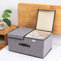 50x30x25cm Foldable Storage Box With Double Lid