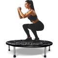60-inch Mini Trampoline For Adults And Kids With Resistance Band 183315- BLACK