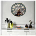 30cm Home Decor Retro Hanging Clock -6715A