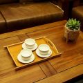 50 x 33cm Bamboo Serving Tray With Handles JC-133