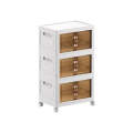 3-Layer Multi-Fuctional Stackable Cabinet Storage Box With Wheels E18-11-1