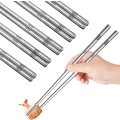 10 Chopsticks Stainless Steel Set K201