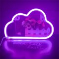 LED Cloud Light Neon Sign FA-A4 PURPLE