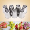 8 Stainless Steel Pastry Nozzles Tools Set