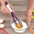 2-in-1 Flat And Balloon Collapsible Twist Whisk Egg Beater IB-128