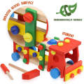 Wooden Knock-Down Toy Car YG-87