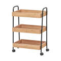 3-Tier Multi-Functional Serving Trolley With Wheels