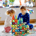 97-Piece Educational Colorful Magnetic Pipeline Building Block Set AY-237