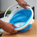 Portable Mini Turbo Washing Bucket Machine F49-8-990 blue