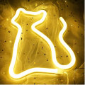 Cat LED Decorative Sign Light FA-A18 Warm Colour