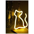 Cat LED Decorative Sign Light FA-A18 Warm Colour