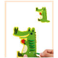 4-Piece Children's Wooden Animal Rope Toy GM-13