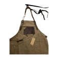 High- Quality Apron Made From Canvas And Genuine Leather YU888046