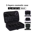 3-Layers Portable Makeup Laptop Travel Case Y178