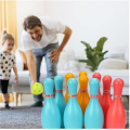 10-Pcs Of Educational Bowling Pin Set With 2 Balls Toys For Kids QJ-557-1