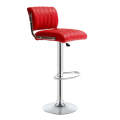 Modern and Stylish Armless Barstool 688 RED