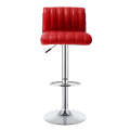 Modern and Stylish Armless Barstool 688 RED