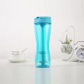 500ml Small Waist Transparent Water bottle- IF-88 BLUE