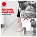 Adjustable Stainless Floor 2-in-1 Scraping and Brushing Broom F49-8-908