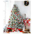 210cm Artificial Christmas Tree with Frosted White Point KD-10