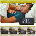 Rechargeable Large LED Display Alarm Clock -6612T
