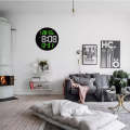 10-inch LED Digital Wall Clock with Temperature And Humidity SI-85 BLACK/WHITE