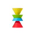 4-Piece Multi-Color Silicone Stacking Cones F49-8-1112