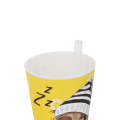4 Piece Multi-Use Plastic Decorated Cup With Straw AP-9124