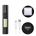 USB Charging Long Life Battery Flashlight With Power Bank