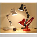 E27 60W Modern Flexible Long Swing Arm LED Desk Lamp PE-11 WHITE