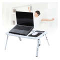 Built - In Mouse Pad Wide Laptop Desk With Fan AD-4