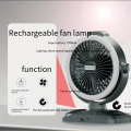Rechargeable Table Fan with LED Light + USB to Charge Phone - PM-032