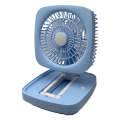 Multi-gear Adjustment Storage Table Lamp with a Circulating Fan F50-8-1338 BLUE