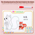 Hand Grab Wooden PuzzleToy With Mini Sketchpad WT-22