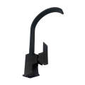 360 Swivel Black Curved Kitchen Faucet BS-5620