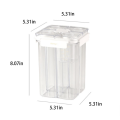 3L Four-Sided Lock Airtight Food Storage Container